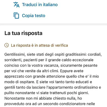 Apartmán Alba Sul Mare Trani